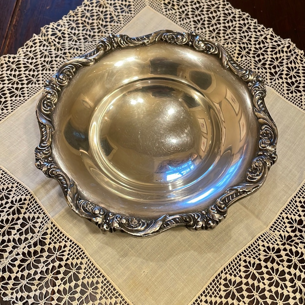 Silverplate Candy Dish by Poole